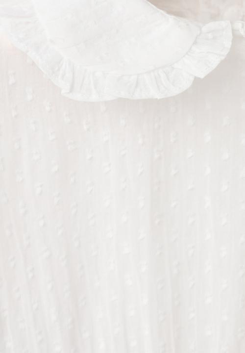 MANGO - Blusa - Natural