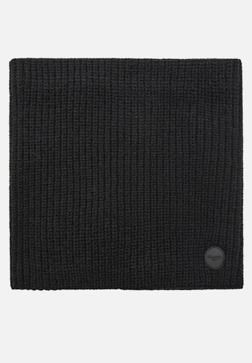 MANGO - Knit scarf - black