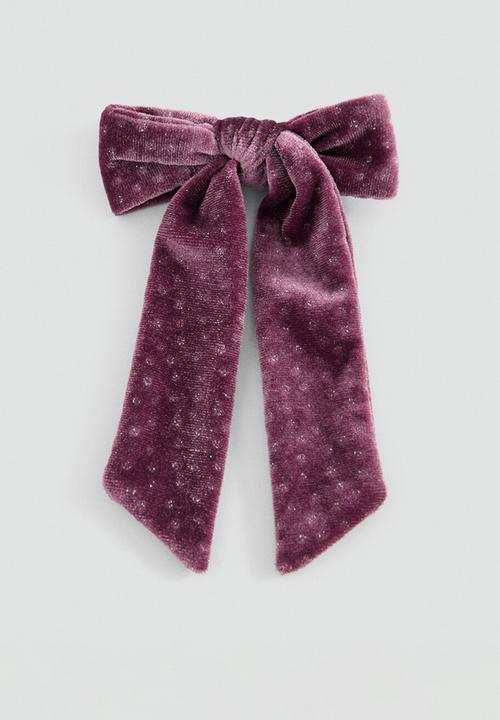 MANGO - Hairclip PINK - Pink