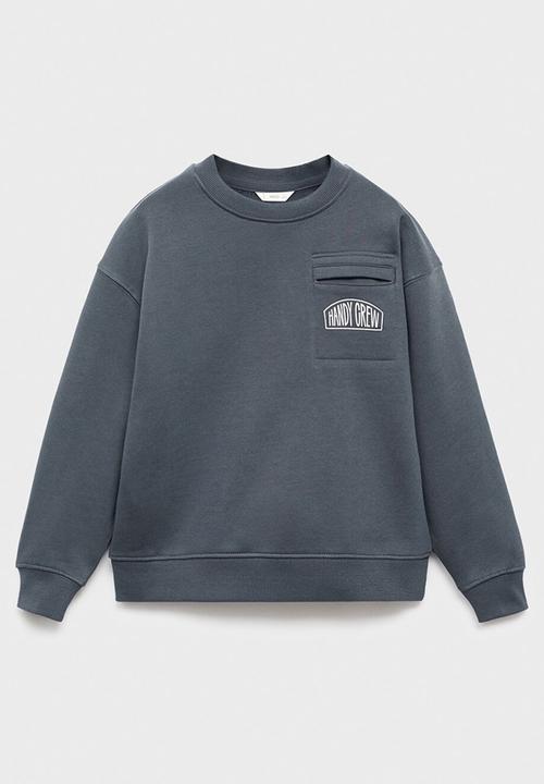 MANGO - Sweatshirt crew - dark grey