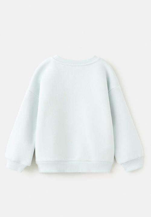 MANGO - Sweatshirt should - Turquoise / Aqua