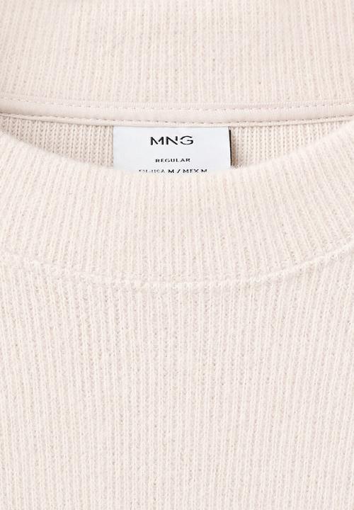 MANGO - Sweatshirt besalu - Light Beige