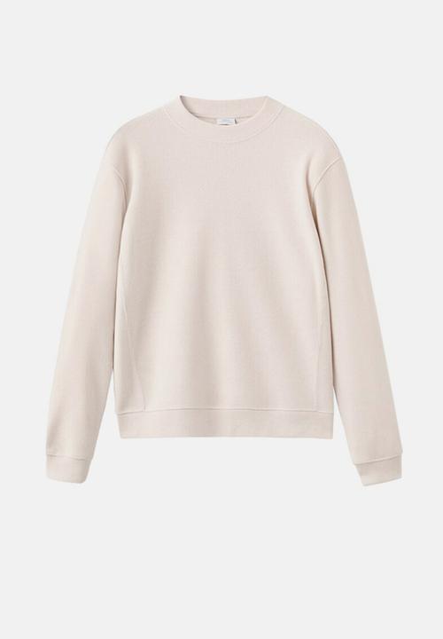 MANGO - Sweatshirt besalu - Light Beige