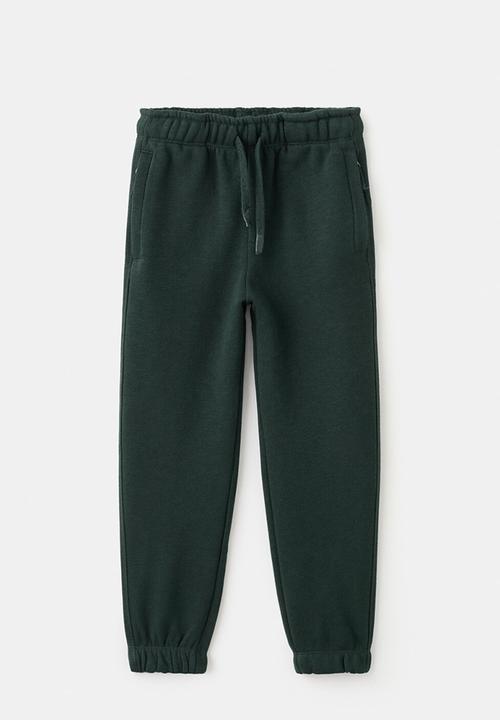 MANGO - Joggers ZIPSOFT - Dark Green