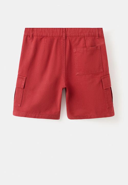 MANGO - Bermudas - Red