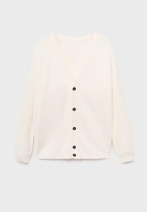MANGO - Cardigan Hodei - Off white