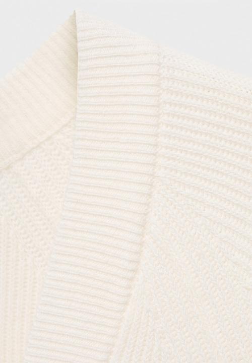 MANGO - Cardigan Hodei - Off white