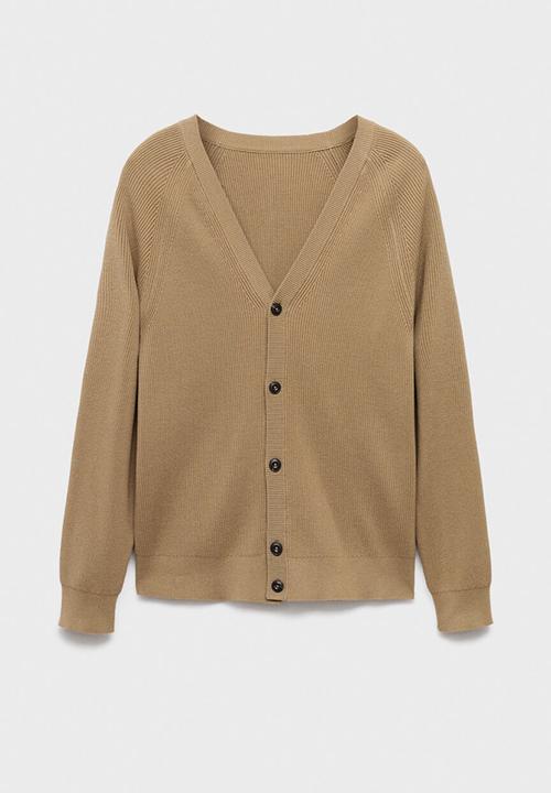 MANGO - Cardigan Hodei - Beige