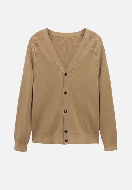 MANGO - Cardigan Hodei - Beige