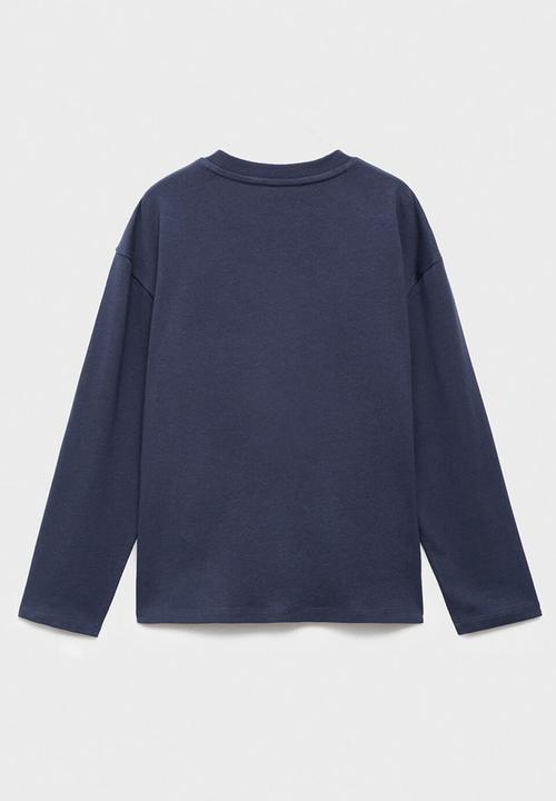 MANGO - T-Shirt CITIES - Navy