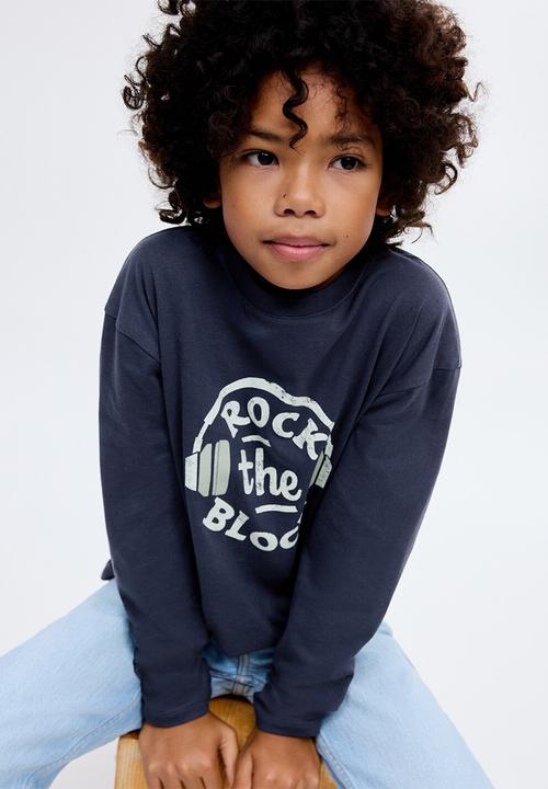 MANGO - T-Shirt CITIES - Navy