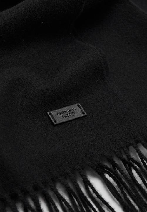 MANGO - Scarf Basica - Black