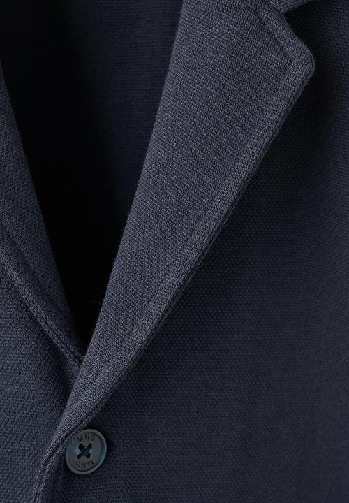 MANGO - Jacket Raibs - Navy