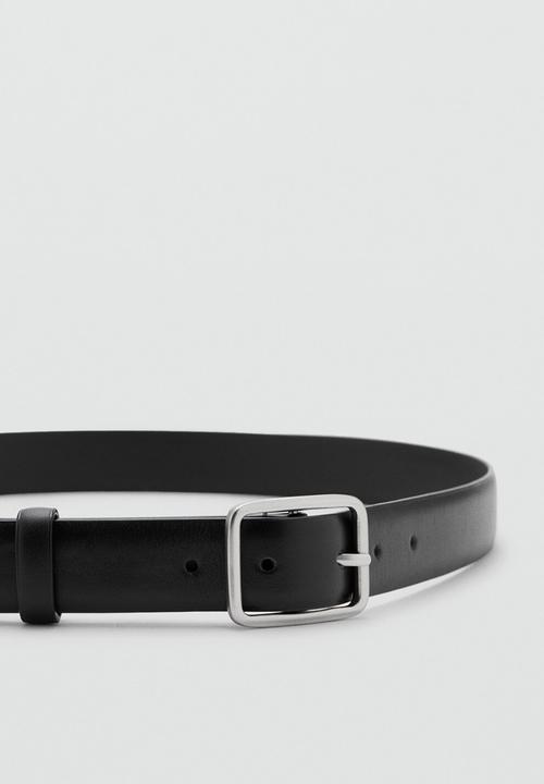 MANGO - Belt TITANUCK -  Black