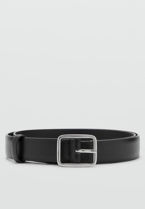 MANGO - Belt TITANUCK -  Black