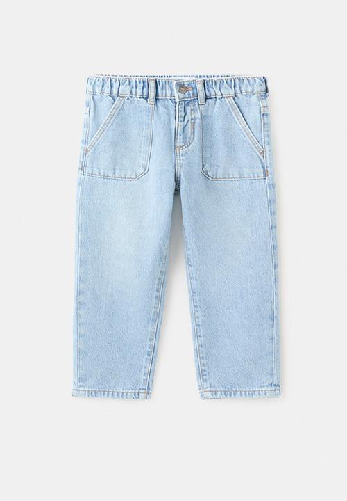 MANGO - Jeans UTILITYB - Open Blue