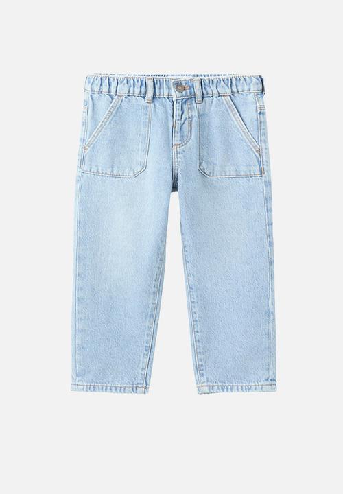 MANGO - Jeans UTILITYB - Open Blue