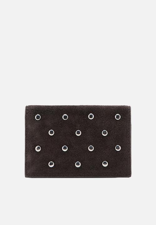 MANGO - Sandra card holder - dark brown