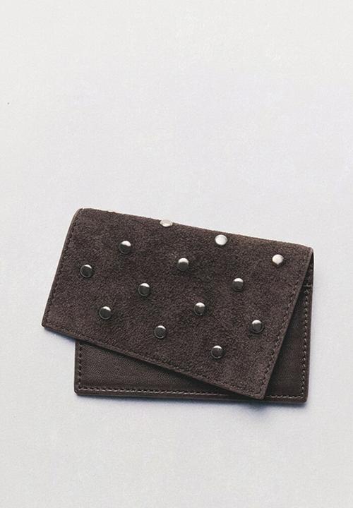 MANGO - Sandra card holder - dark brown