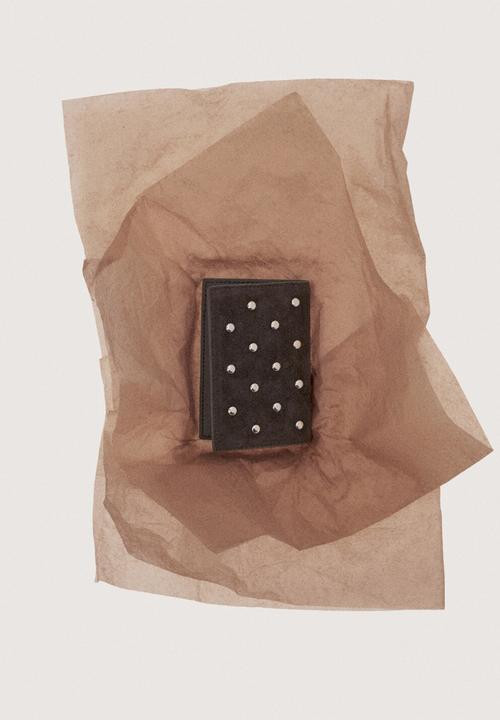 MANGO - Sandra card holder - dark brown