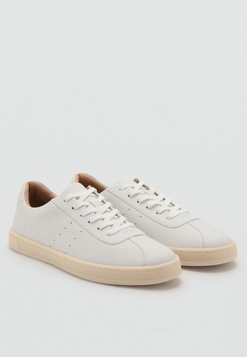 MANGO - Newmetro sneaker - white leather