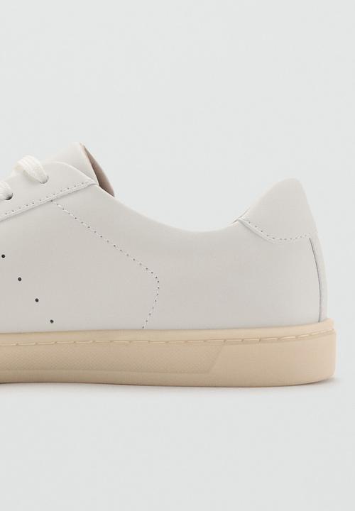 MANGO - Newmetro sneaker - white leather