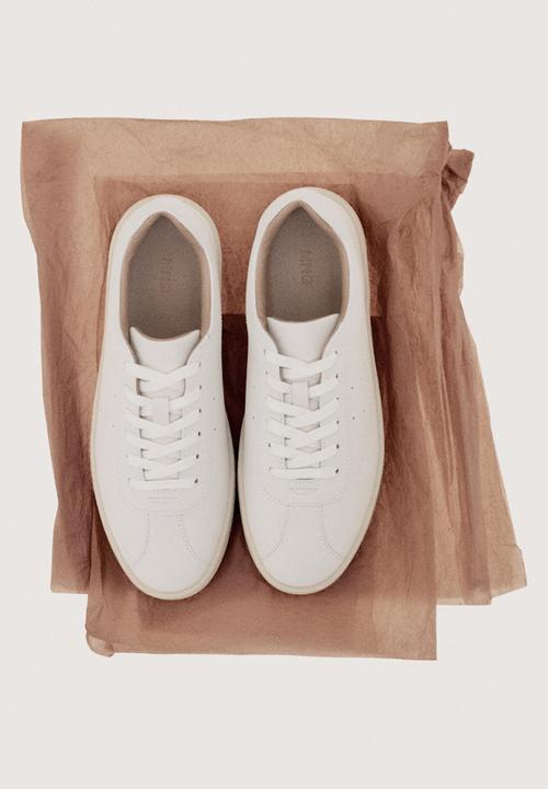 MANGO - Newmetro sneaker - white leather