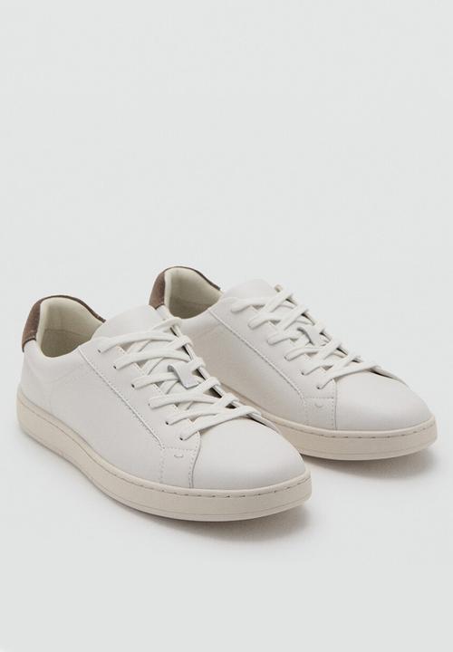MANGO - Metrolea sneaker - white leather