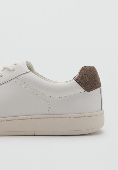 MANGO - Metrolea sneaker - white leather