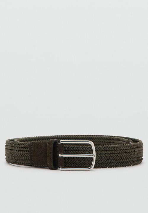 MANGO - Mango Belt Elastic - Khaki