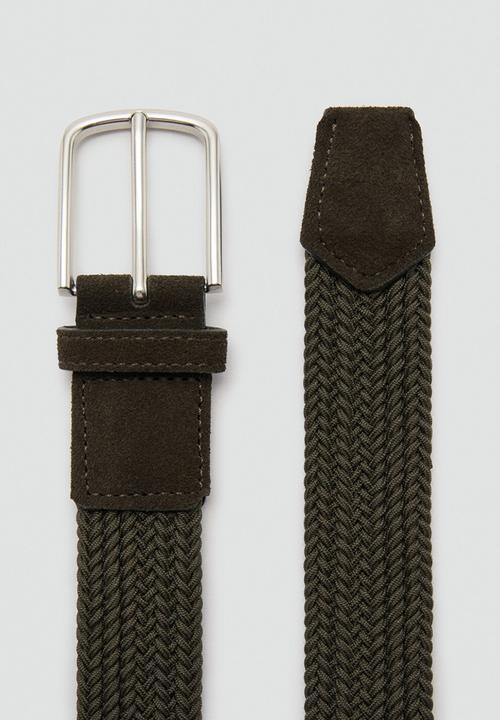 MANGO - Mango Belt Elastic - Khaki