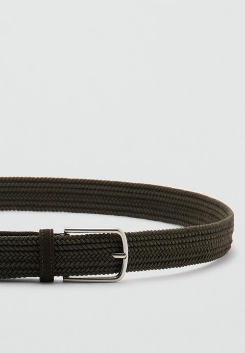 MANGO - Mango Belt Elastic - Khaki