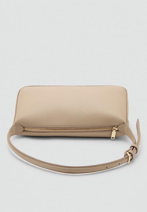 MANGO - Denia shoulder bag - light beige