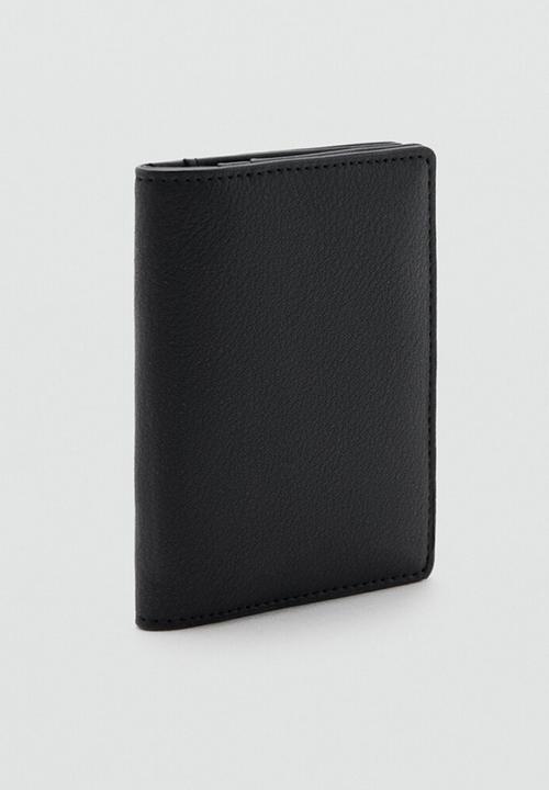 MANGO - Card Holder Duuble -Black - Black