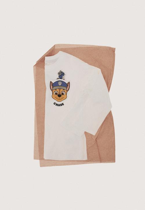 MANGO - T-Shirt PAWCHASE - Natural