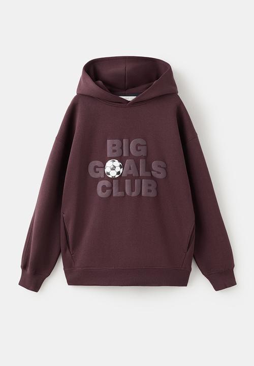 MANGO - Sweatshirt DGOALS - Dark Red