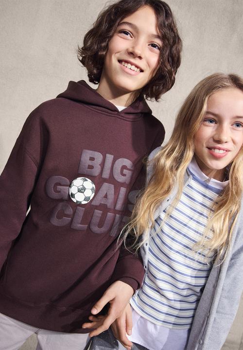 MANGO - Sweatshirt DGOALS - Dark Red