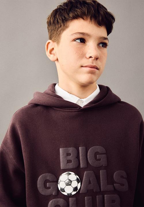 MANGO - Sweatshirt DGOALS - Dark Red