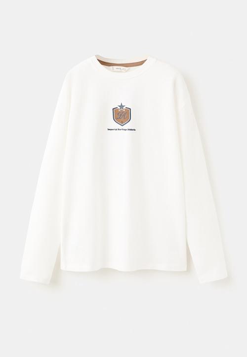 MANGO - T-Shirt DIMPACT - Natural