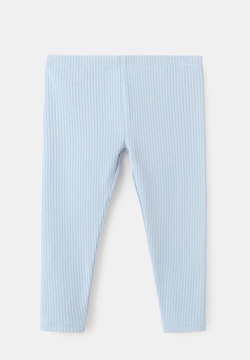 MANGO - Leggings - Medium Blue