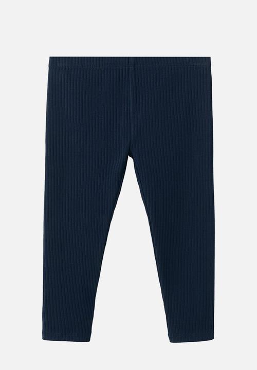MANGO - Leggings - Navy