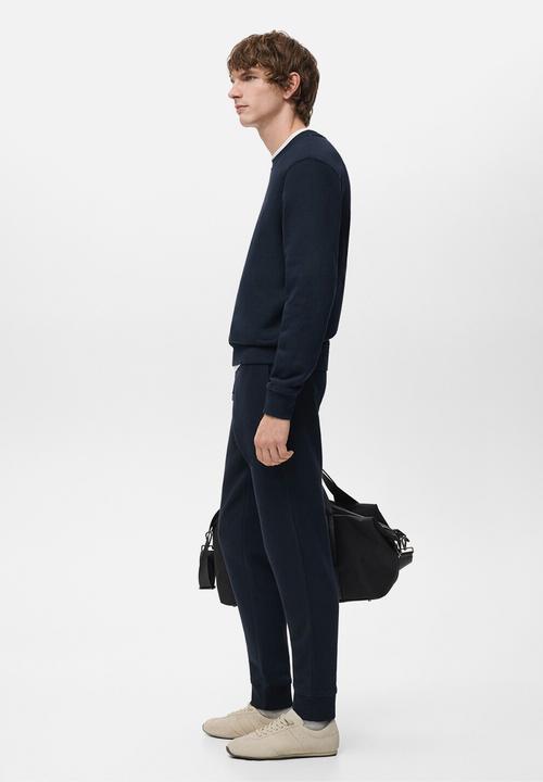 MANGO - Trousers Cohen - Navy