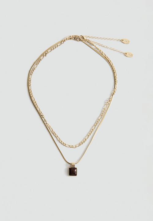 MANGO - Silvia necklace - gold