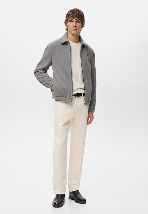 MANGO - Overshirt Bellecz - Ligth Grey Denim
