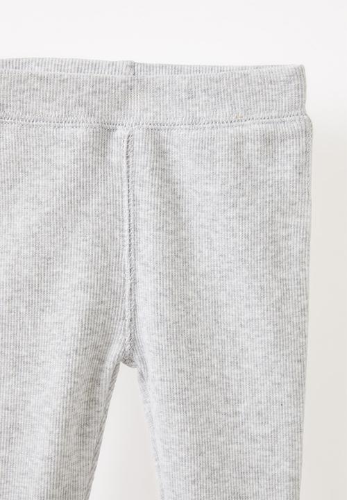 Cotton On - The Row Rib Skinny Legging - Cloud Marle 1