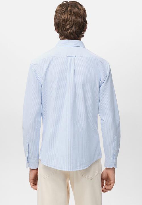 MANGO - Shirtkodak - Sky-Blue