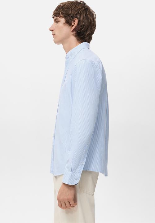 MANGO - Shirtkodak - Sky-Blue
