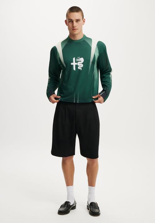 Cotton On - Ls Alfa Romeo Jersey - Lcn Alf Evergreen / Alfa Romeo - 10