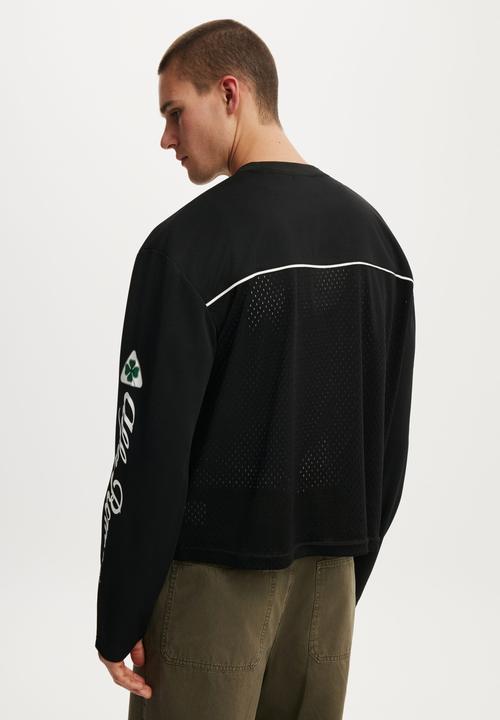 Cotton On - Ls Alfa Romeo Jersey - Lcn Alf Black / Sintesi