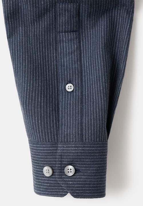 MANGO - Shirtares - Navy Blue